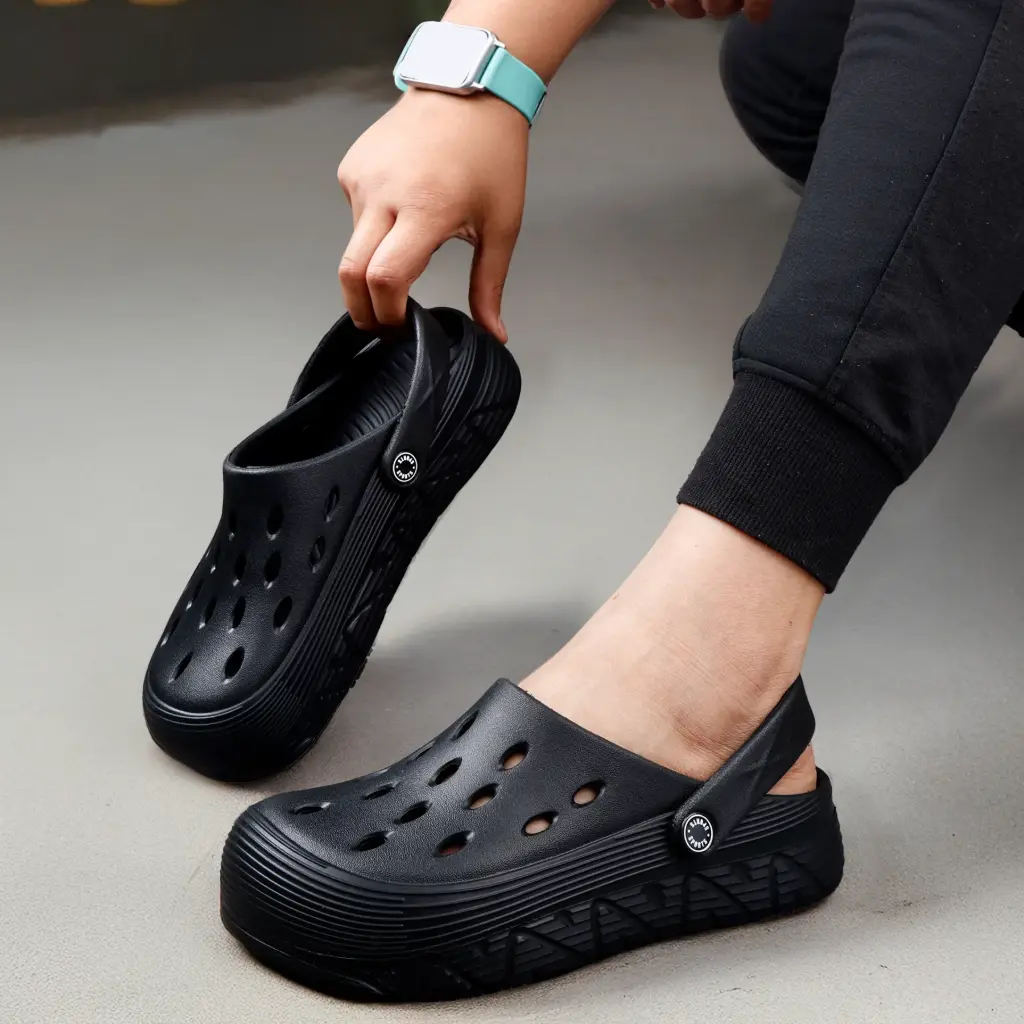 Effortless All-Day Ease with Supportive Back Strap Sandals for Gent's & Boy's CLOG PF-12087